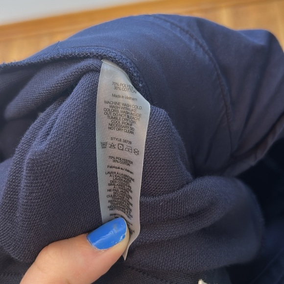 Tory Burch Sport Ruffle Tear Away Wide Leg Track Pants - Picture 6 of 8